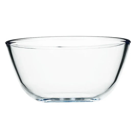 Extra Large Transparent Glass Salad Bowl